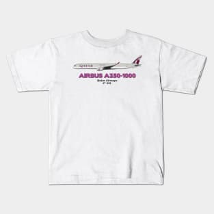 Airbus A350-1000 - Qatar Airways Kids T-Shirt